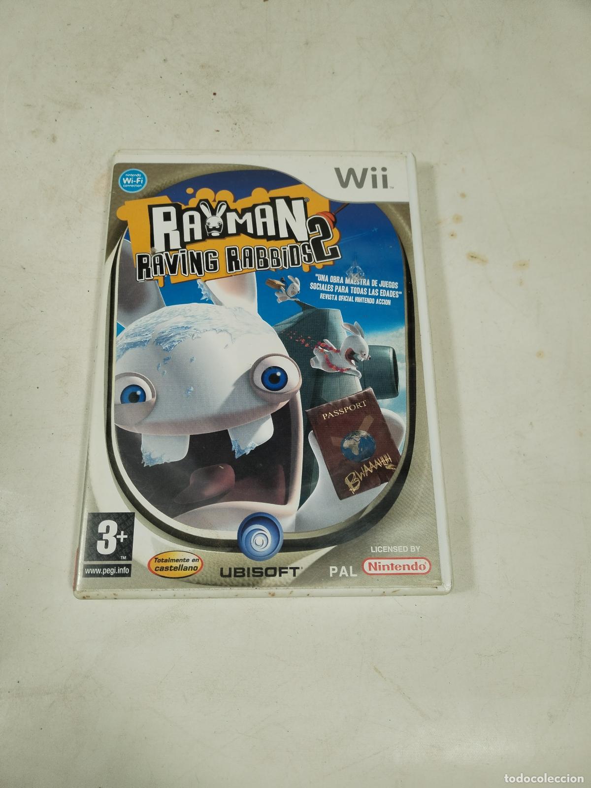 Videojuegos y Consolas: Rayman Raving Rabbid 2 JUEGO de Nintendo Wii - c120