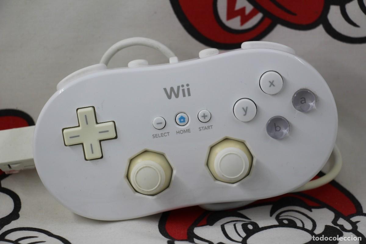 Videojuegos y consolas: NINTENDO WII CLASSIC CONTROLLER BLANCO WHITE OFICIAL ORIGINAL - Foto 1