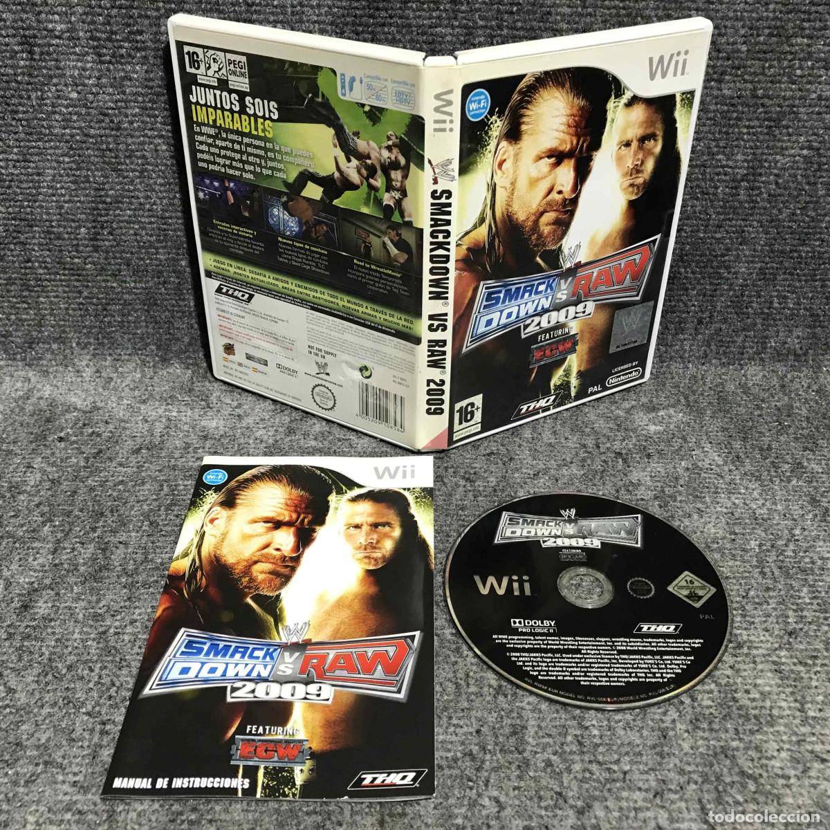 Videojuegos y Consolas: WWE SMACKDOWN VS RAW 2009 NINTENDO WII