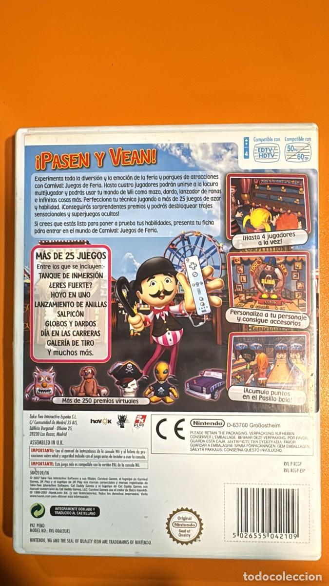 Videojuegos y consolas: Carnival Games Feria [Wii] - Foto 2