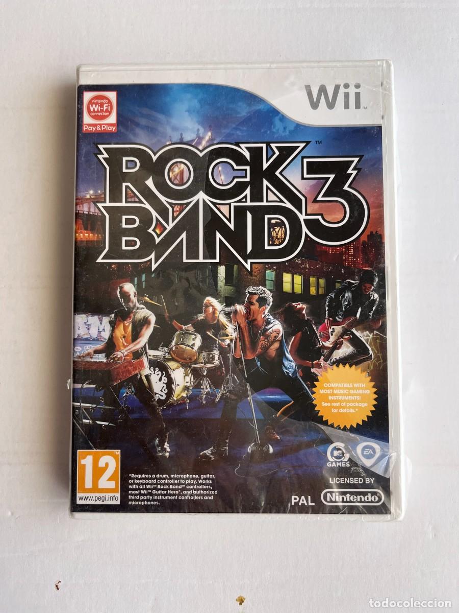 Videojuegos y Consolas: ROCKBAND 3 ROCK BAND 3 - NINTENDO WII KREATEN - PRECINTADO SELLADO QUEEN SLIPKNOT RAMONES OZZY