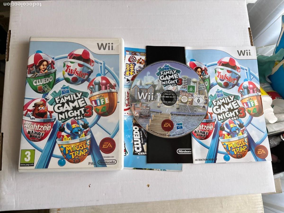 Videojuegos y Consolas: HASBRO FAMILY GAME NIGHT VOL 3 - NINTENDO WII KREATEN