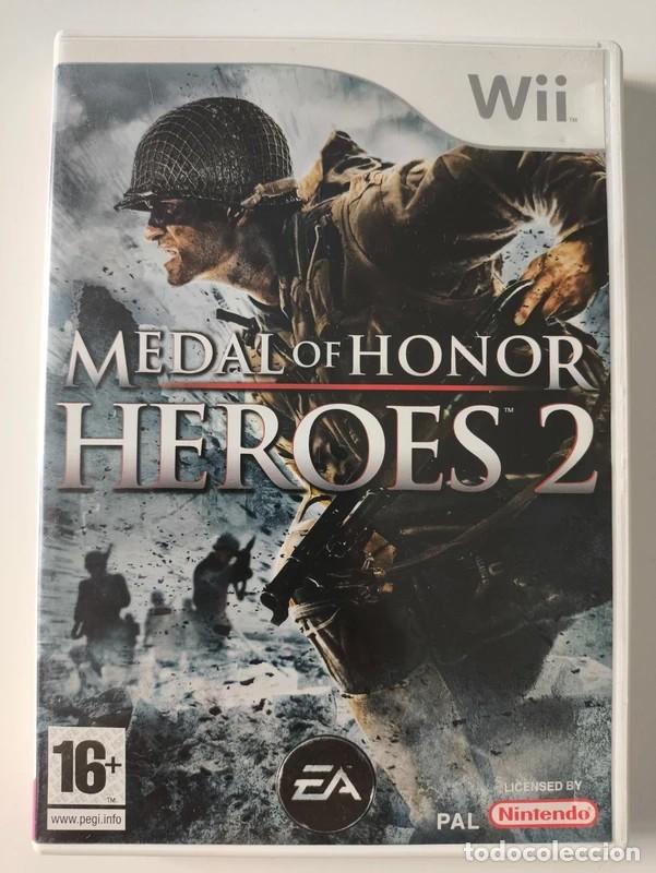 Videojuegos y Consolas: Juego Medal of honor heroes 2 nintendo Wii pal