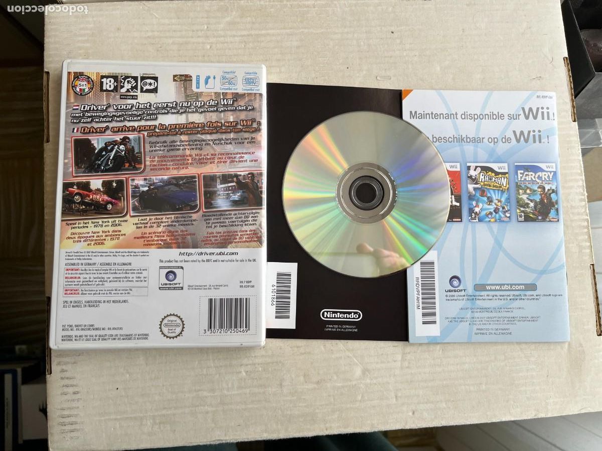 Videojuegos y consolas: DRIVER PARALLEL LINES - NINTENDO WII KREATEN - Foto 2