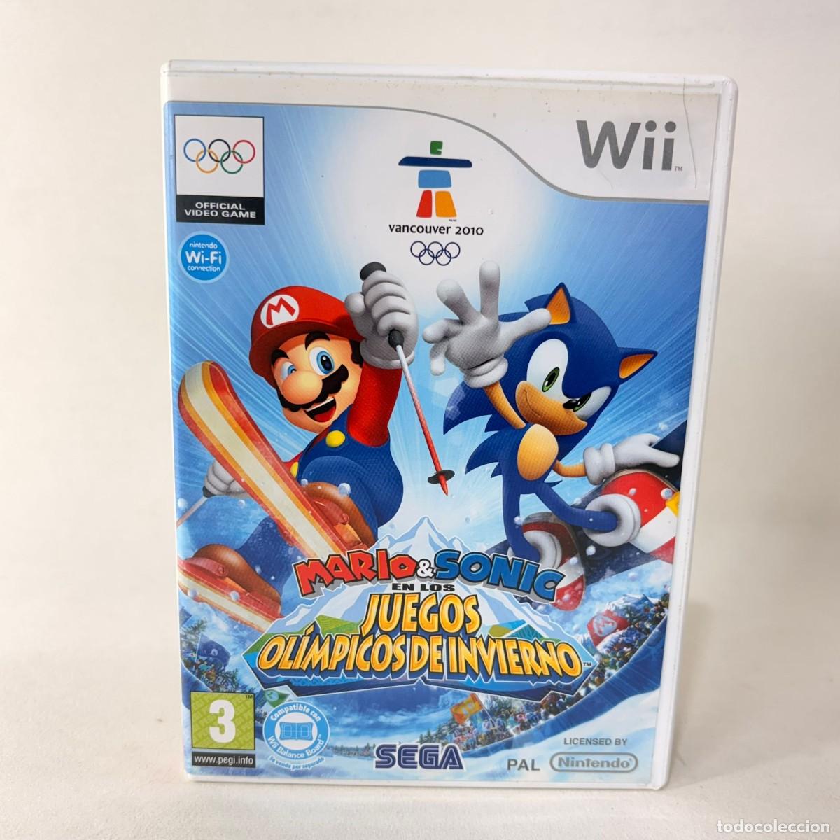 Jeux Vid&eacute;o et Consoles: VIDEOJUEGO NINTENDO WII - MARIO & SONIC EN LOS JUEGOS OL&Iacute;MPICOS DE INVIERNO + CAJA + INSTRUCCIONES