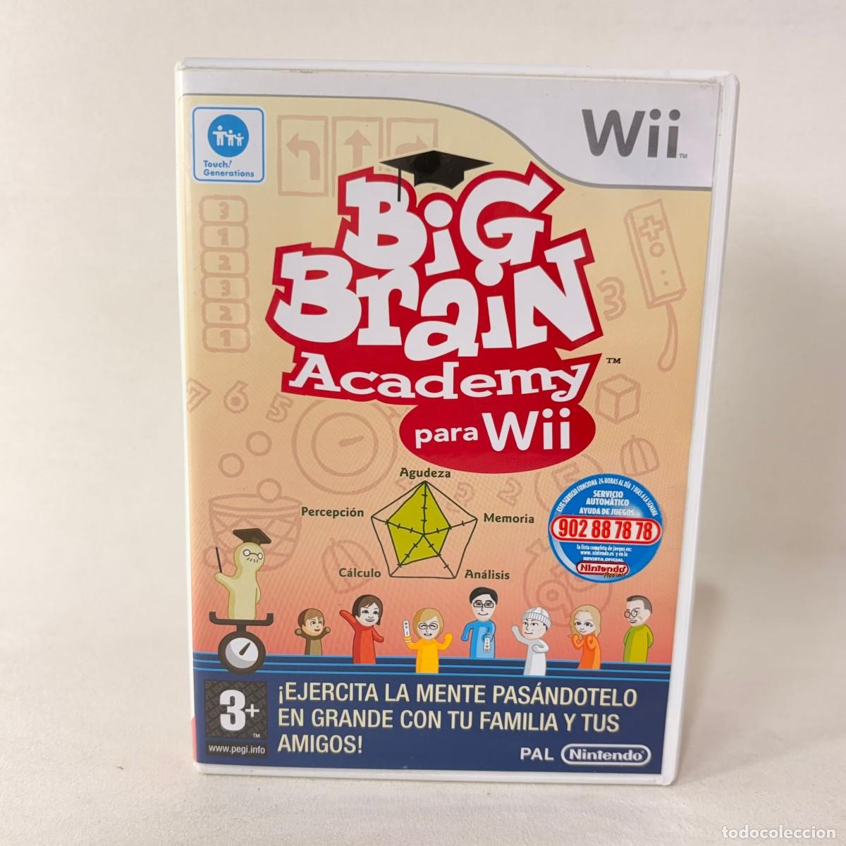 Videospiele und Konsolen: VIDEOJUEGO NINTENDO WII - BIG BRAIN ACADEMY PARA WII + CAJA + INSTRUCCIONES