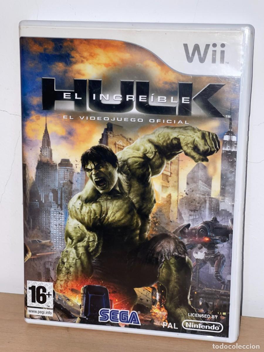 Video Games and Consoles: Nintendo Wii juego El Incre&iacute;ble HULK Sega videojuego oficial PAL Castellano a&ntilde;o 2008 Marvel