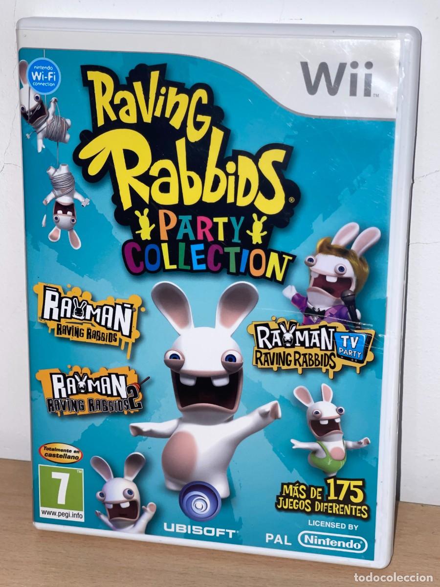 Videojuegos y Consolas: Nintendo Wii juego Rayman Raving Rabbids Party Collection Ubisoft PAL Castellano a&ntilde;o 2010 175 juegos