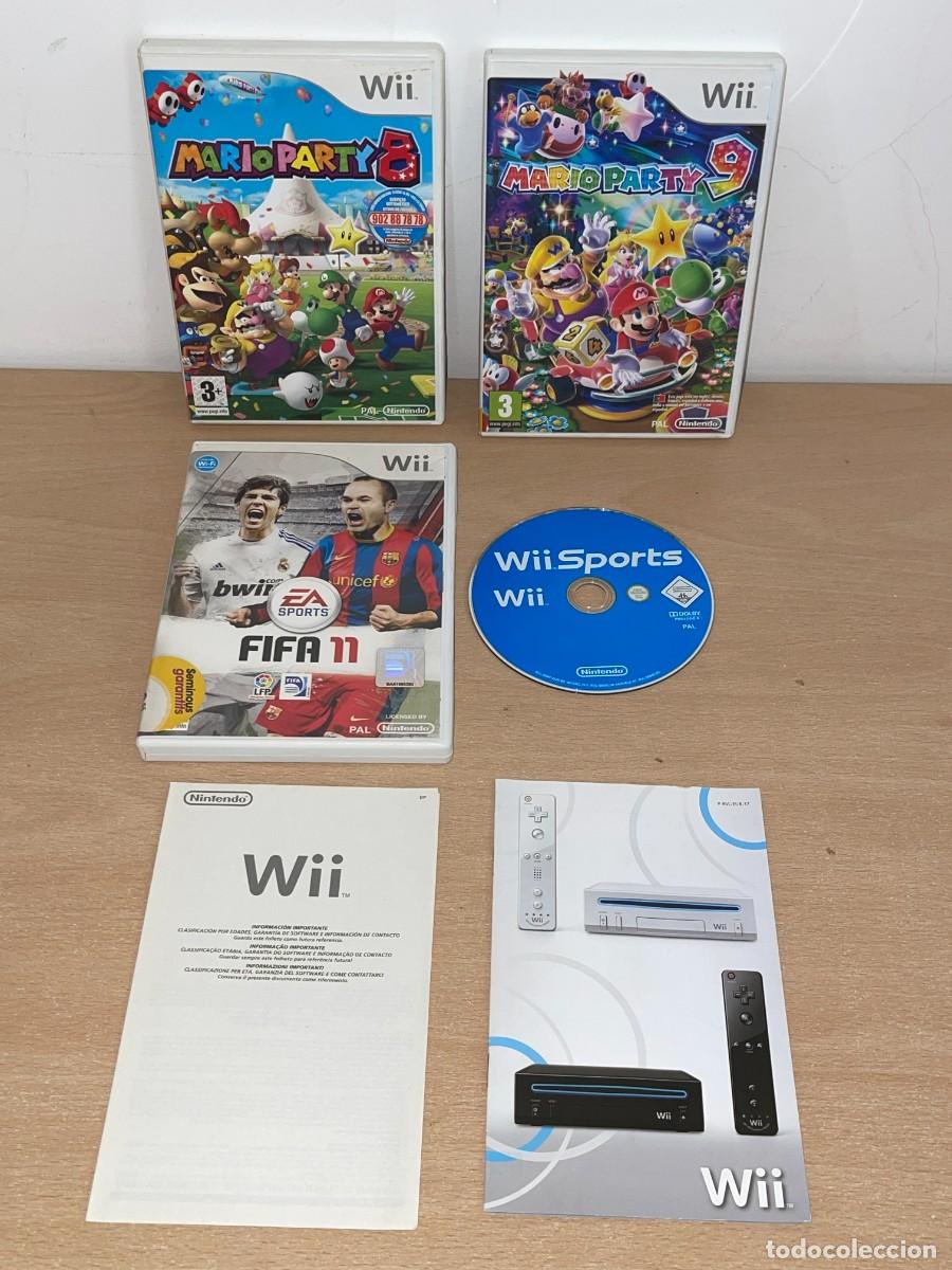 Videojuegos y Consolas: Lote 3 Estuches VACIOS Nintendo Wii Mario Party 8 Mario Party 9 y FIFA 11