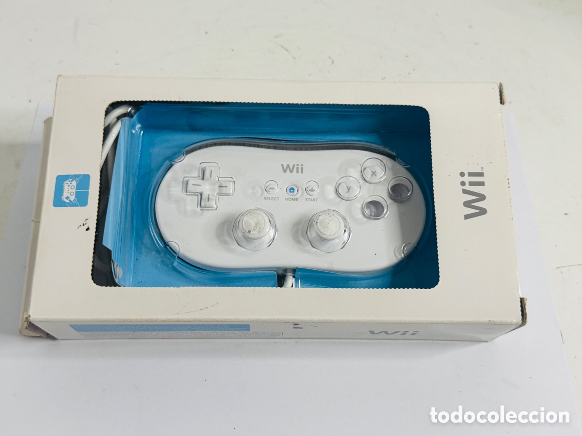 Videojuegos y Consolas: Mando Nintendo Classic Original (Blanco) para Nintendo Wii en EMBALAJE ORIGINAL