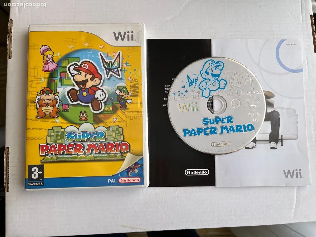 Videojuegos y Consolas: SUPER PAPER MARIO - NINTENDO WII KREATEN