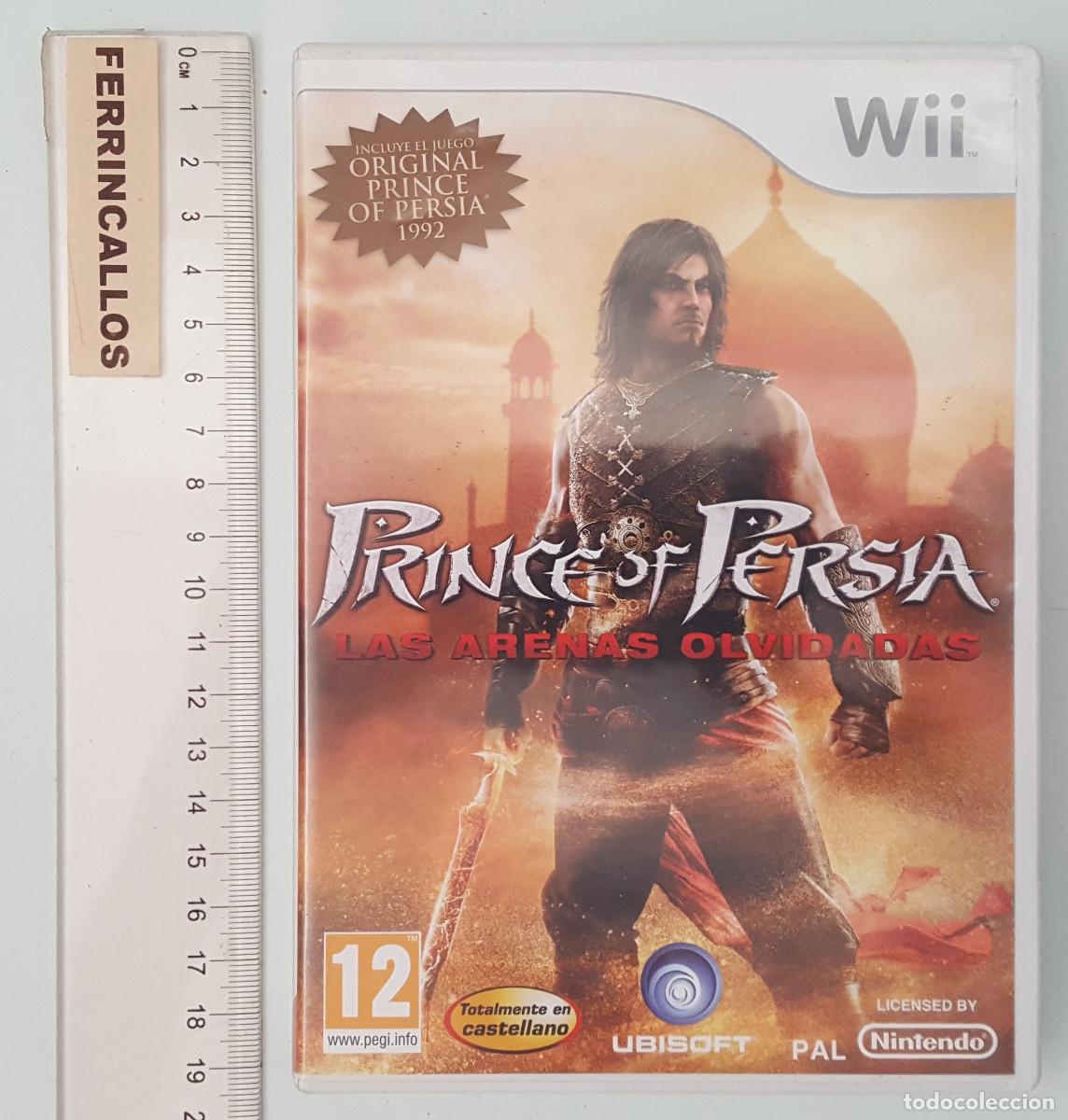 Videojuegos y Consolas: PRINCE OF PERSIA, LAS ARENAS OLVIDADAS NINTENDO WII, OJO CAJA Y MANUALES, NO DVD.