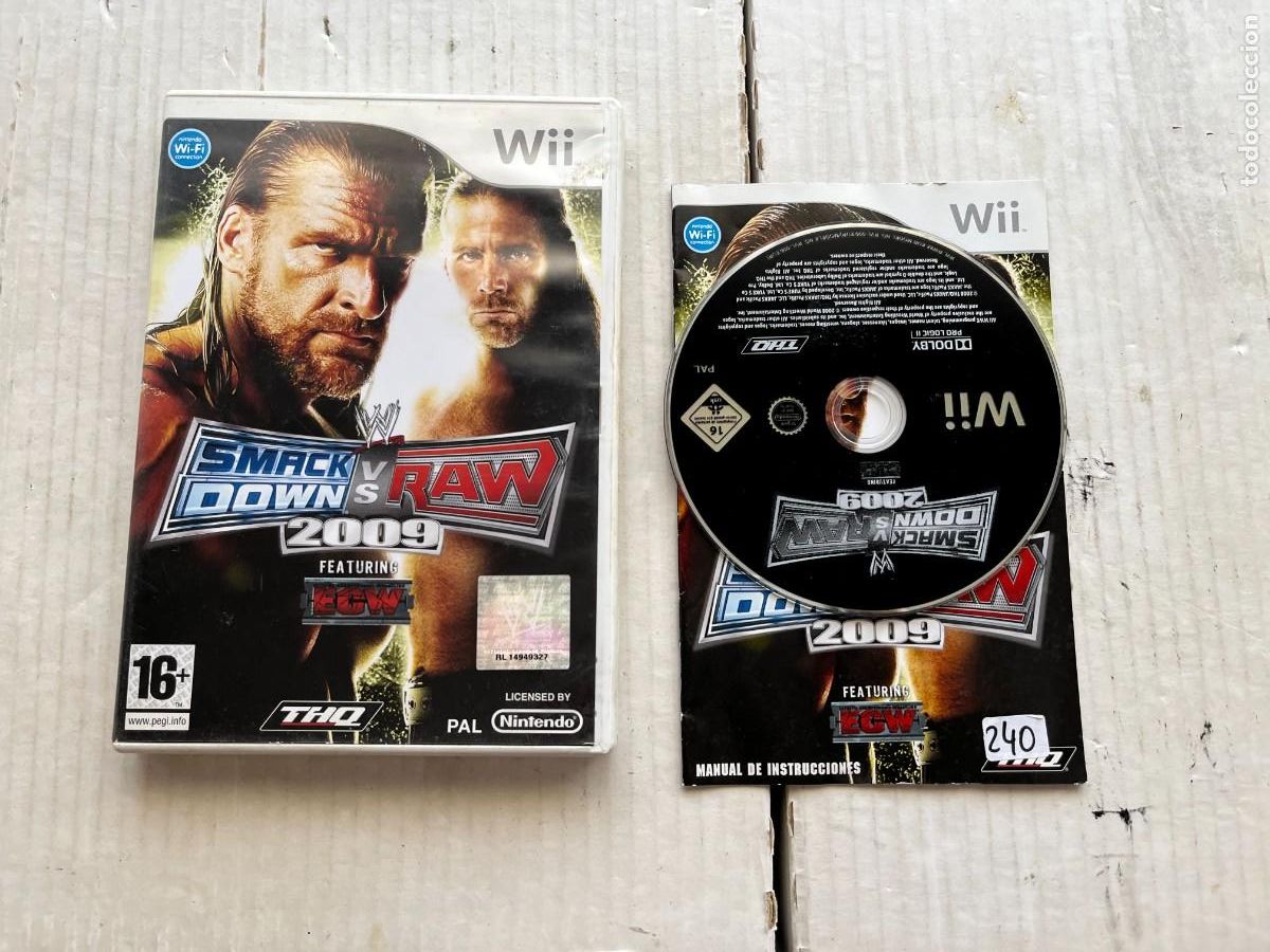 Videojuegos y Consolas: SMACKDOWN VS RAW 2008 WWE - NINTENDO WII KREATEN