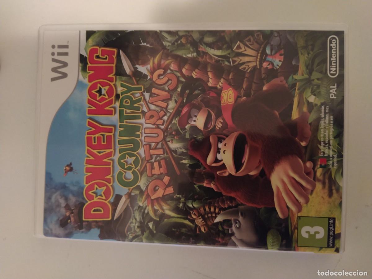 Videojuegos y Consolas: DONKEY KONG COUNTRY RETURNS NINTENDO WII PAL-ESPA&Ntilde;A COMO NUEVO