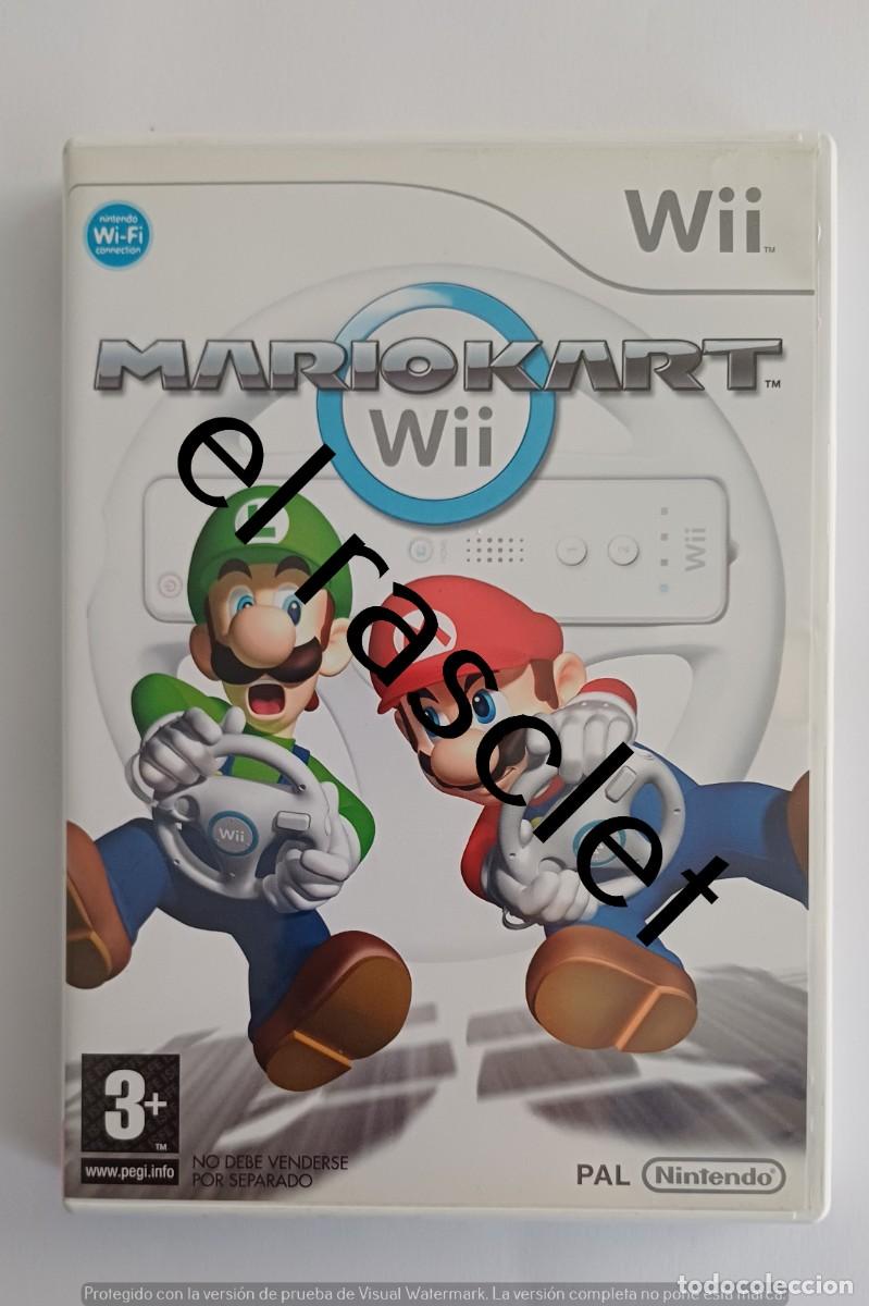 Videojuegos y Consolas: CAJA VACIA Wii - MARIO KART -CONTIENE MANUAL