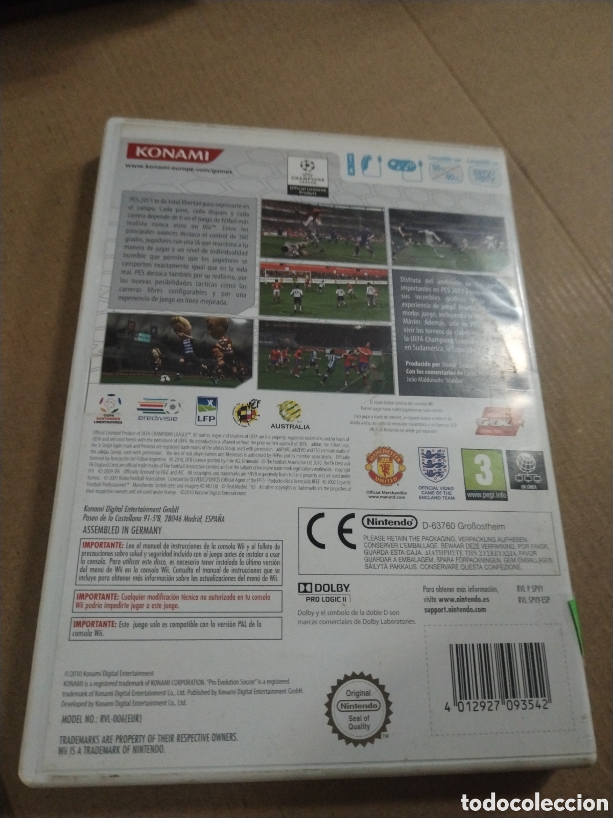 Videojuegos y consolas: NINTENDO WII - PES 2011 PRO EVOLUTION SOCCER, - Foto 2