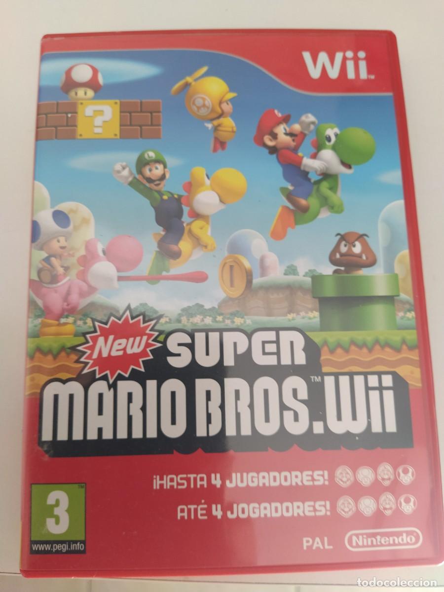 Videojuegos y Consolas: NEW SUPER MARIO BROS NINTENDO WII COMPLETO PAL-ESPA&Ntilde;A