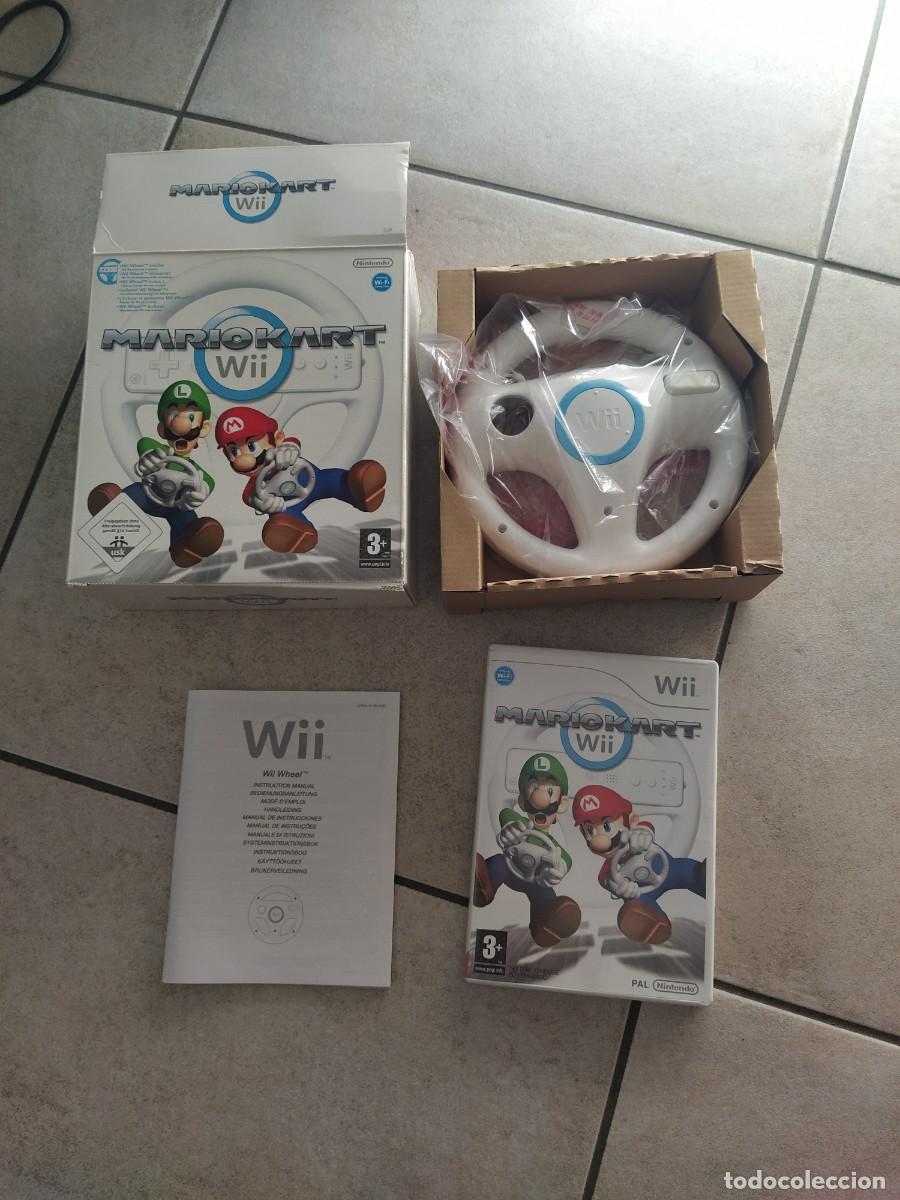 Videojuegos y Consolas: MARIO KART + VOLANTE NINTENDO WII PAL-ESPA&Ntilde;A