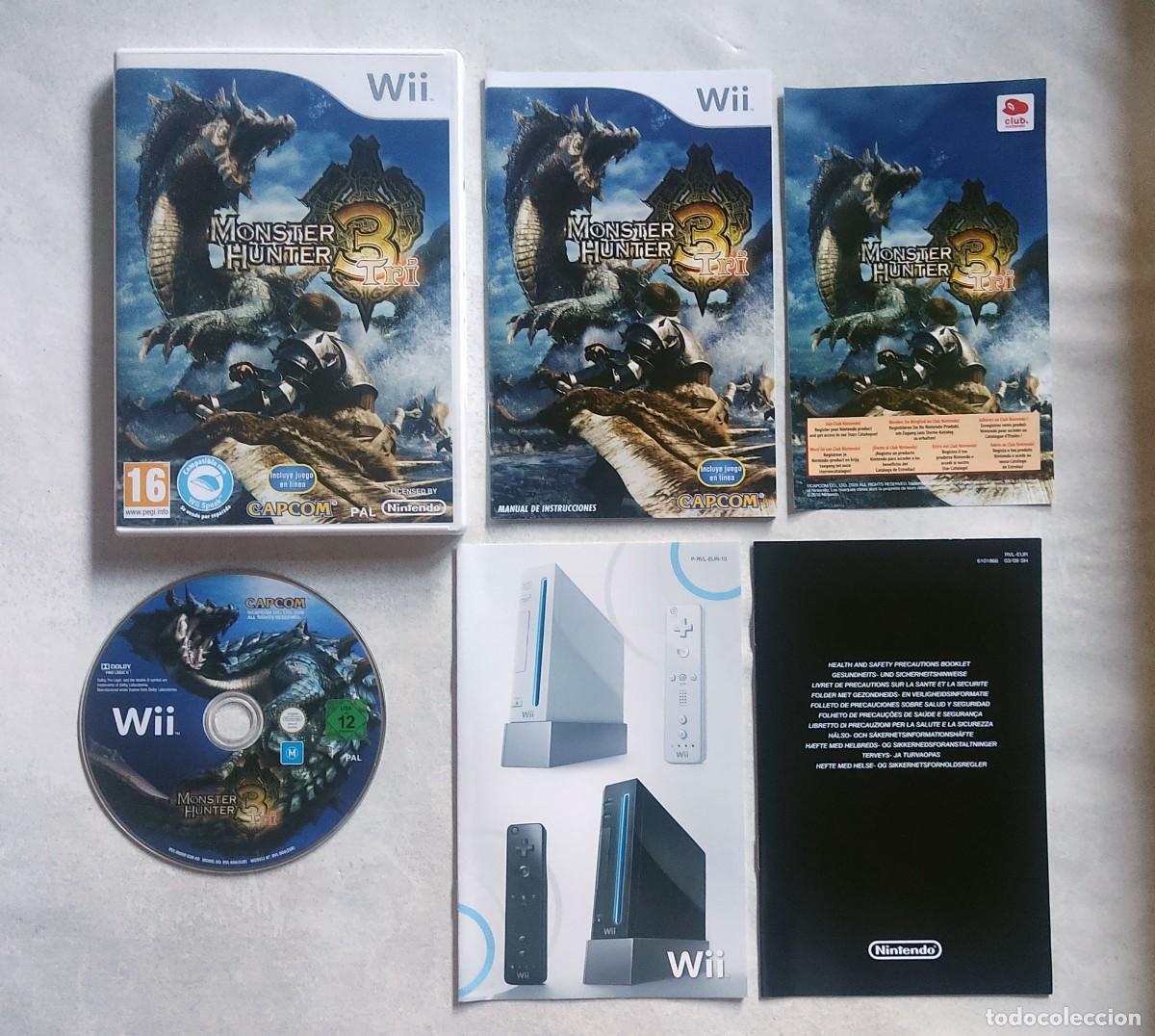Videojuegos y Consolas: Nuevo! Monster Hunter 3 Tri PAL Espa&ntilde;a Nintendo Wii