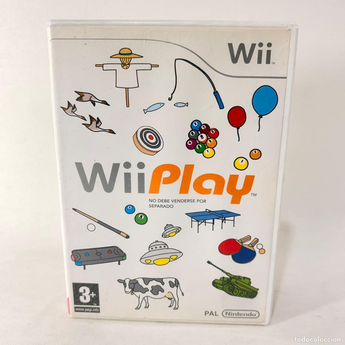 Videojuegos y Consolas: VIDEO JUEGO NINTENDO WII - WII PLAY - CAJA + INSTRUCCIONES