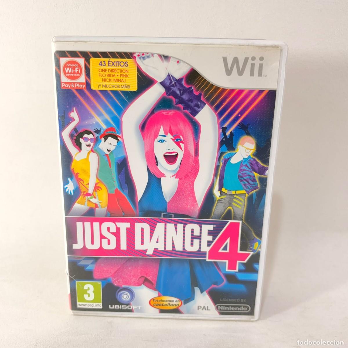Videojuegos y Consolas: VIDEO JUEGO NINTENDO WII - JUST DANCE 4 - CAJA + INSTRUCCIONES