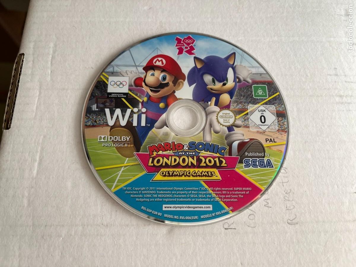 Jeux Vid&eacute;o et Consoles: MARIO SONIC AT THE LONDON 2012 OLYMPIC GAMES SEGA - NINTENDO WII KREATEN