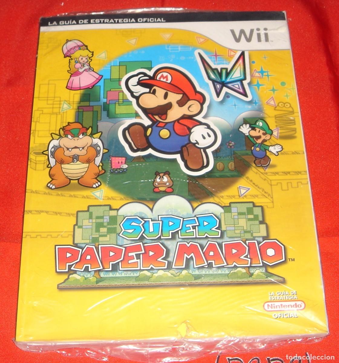 Jeux Vid&eacute;o et Consoles: Super Paper Mario La Guia de Estrategia Oficial Nintendo Wii Precintada Nueva