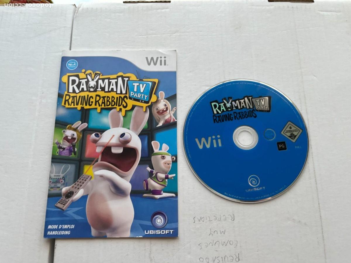 Videojuegos y consolas: RAYMAN RAVING RABBIDS TV PARTY - NINTENDO WII KREATEN