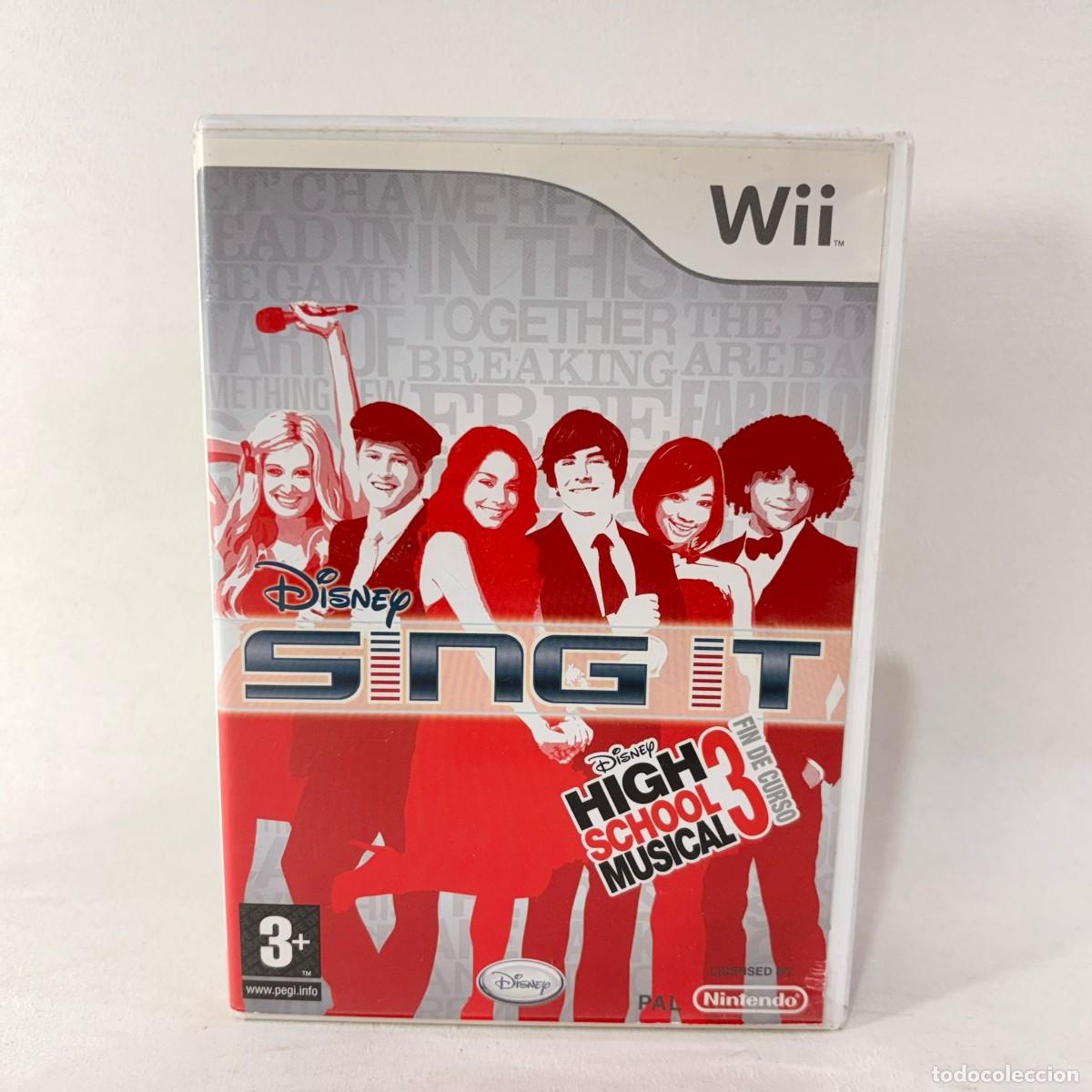 Videojogos e Consolas: VIDEOJUEGO NINTENDO WII - SING IT HIGH SCHOOL MUSICAL 3 FIN DE CURSO + CAJA + INSTRUCCIONES