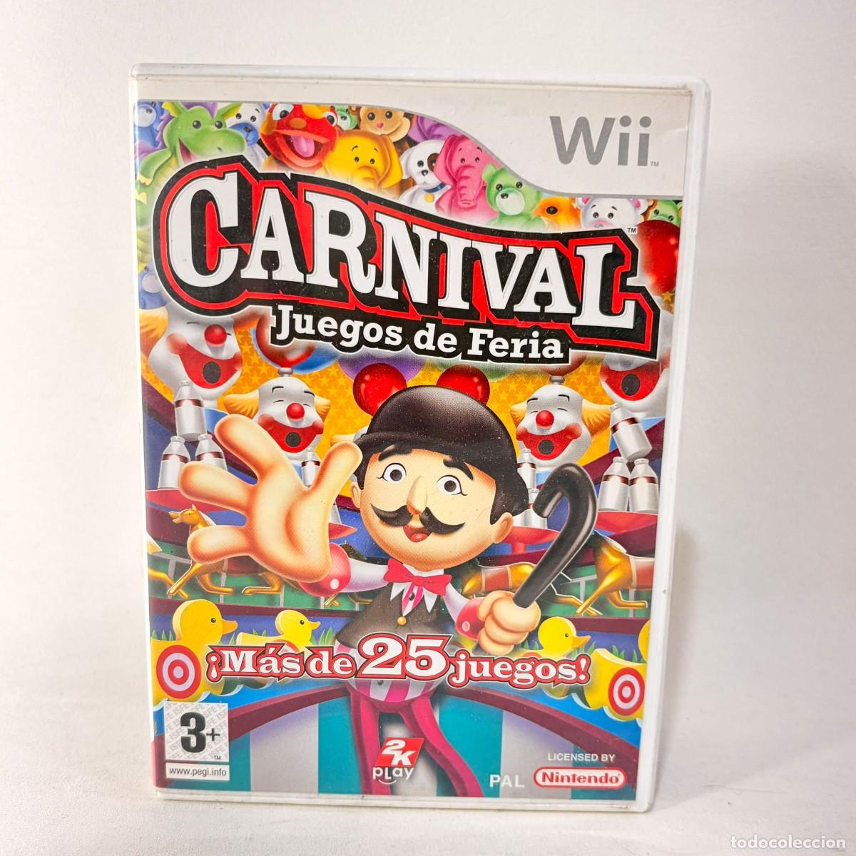 Videojogos e Consolas: VIDEOJUEGO NINTENDO WII - CARNIVAL JUEGOS DE FERIA + CAJA + INSTRUCCIONES