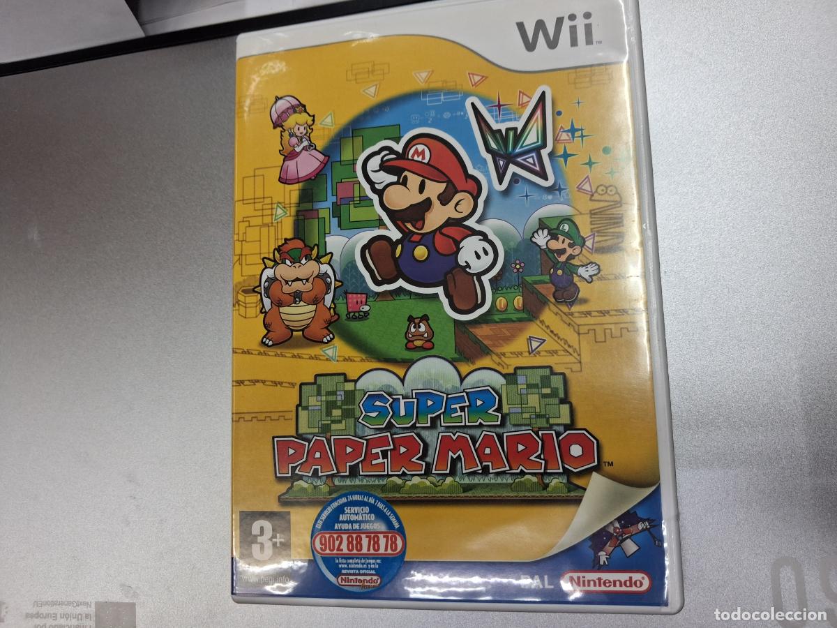Videojuegos y consolas: VIDEOJUEGO SUPER PAPER MARIO NINTENDO WII EN CAJA ORIGINAL