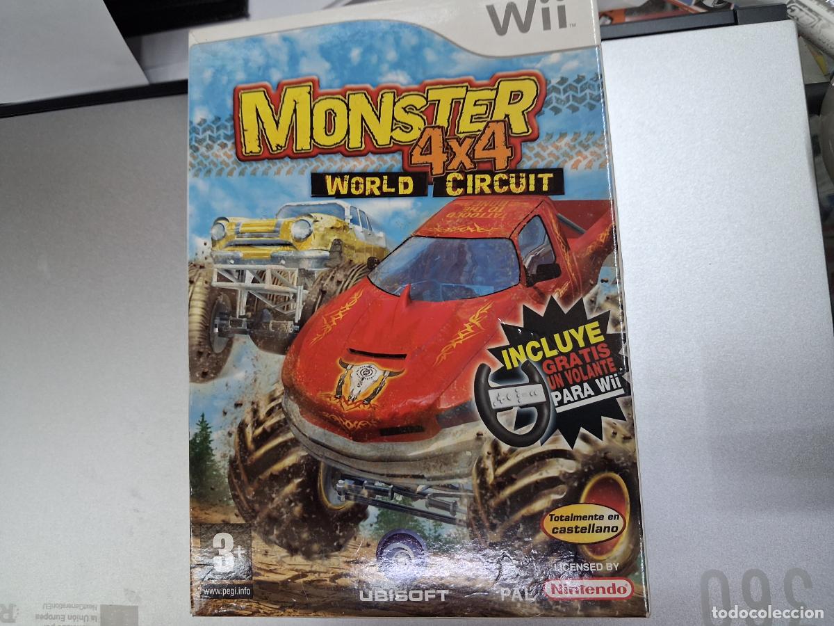 Videojuegos y consolas: VIDEOJUEGO MONSTER WORLD 4X4 NINTENDO WII EN CAJA ORIGINAL + MANDO