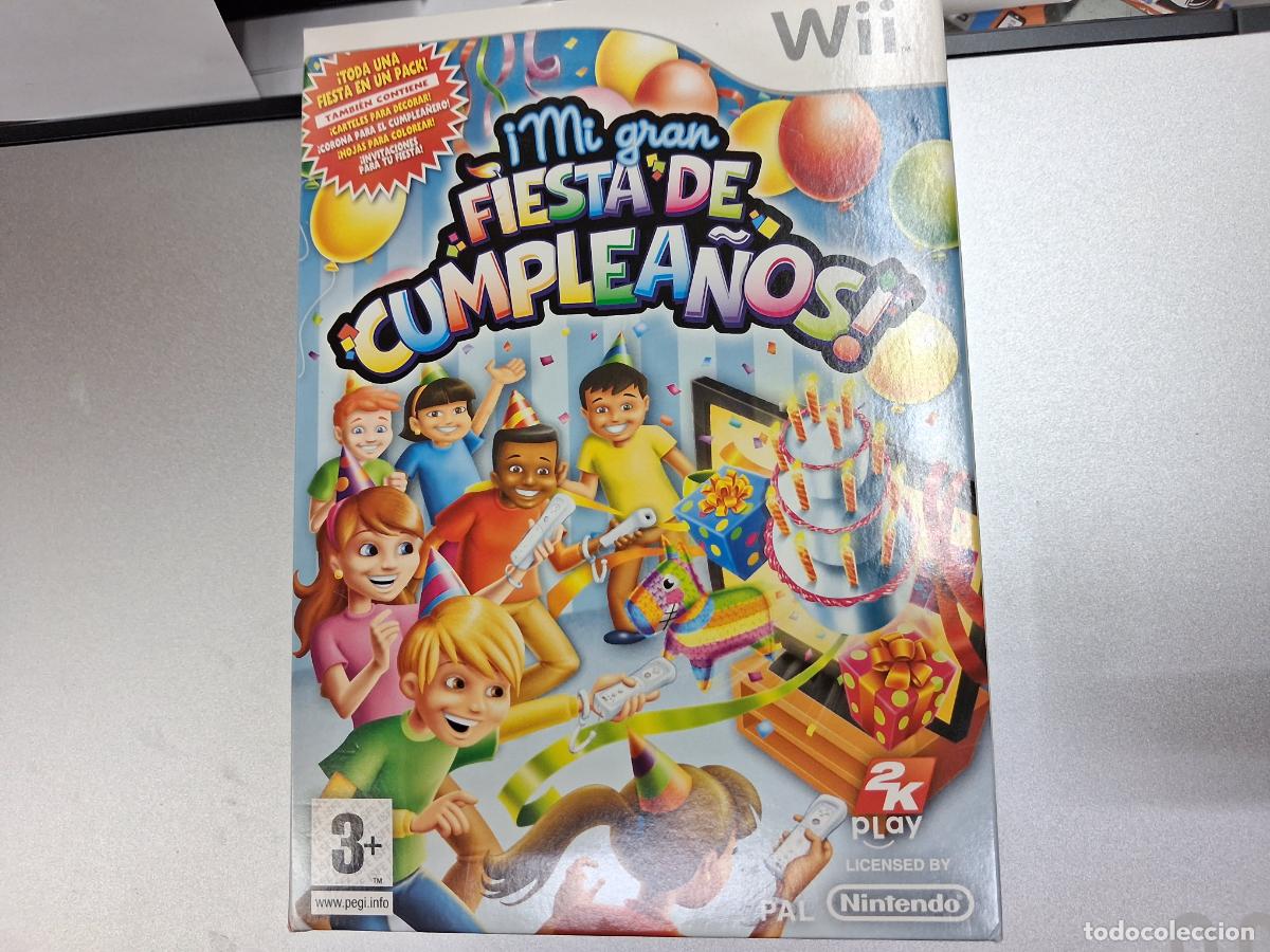 Jeux Vid&eacute;o et Consoles: VIDEOJUEGO MI GRAN FIESTA DE CUMPLEA&Ntilde;OS WII EN CAJA ORIGINAL + COMPLEMENTOS
