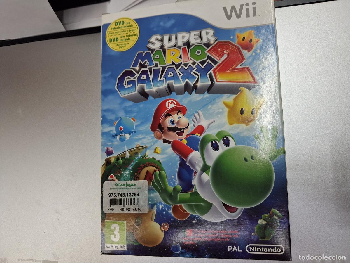 Videojuegos y consolas: VIDEOJUEGO SUPER MARIO GALAXY 2 WII EN CAJA ORIGINAL