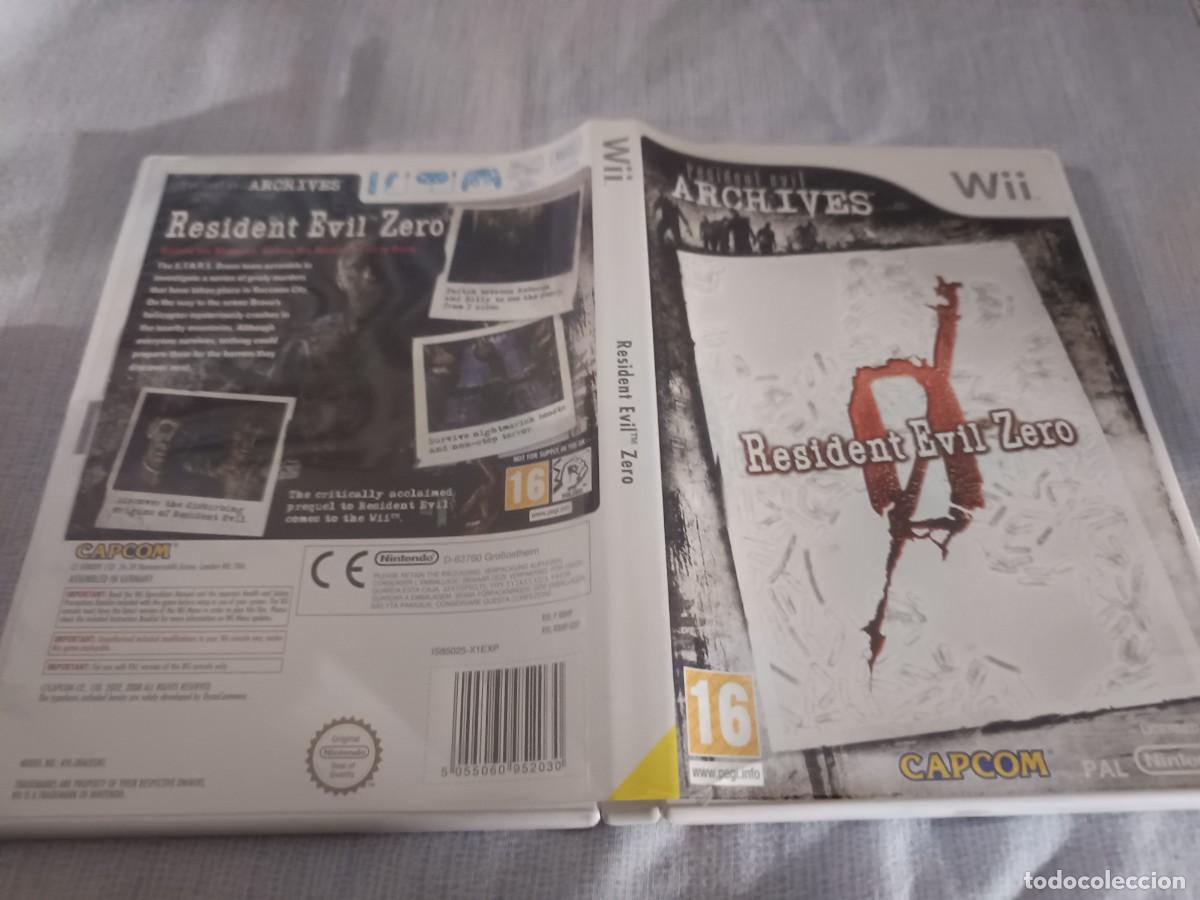 Videojuegos y consolas: Resident Evil Zero Archives para Wii en formato PAL.