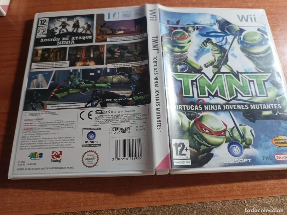 Videojuegos y consolas: TMNT Tortugas Ninja J&oacute;venes Mutantes para Wii.