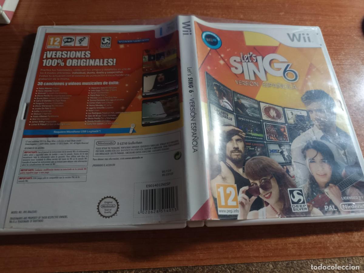 Videojuegos y consolas: Let&acute;s Sing 6 Version Espa&ntilde;ola Pablo Alboran wii pal espa&ntilde;a