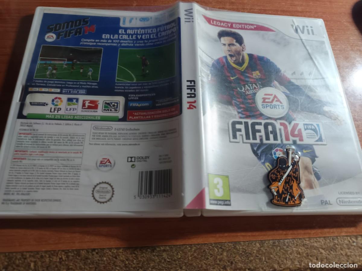 Videojuegos y consolas: Fifa 14 Nintendo Wii PAL Espa&ntilde;a COMPLETO