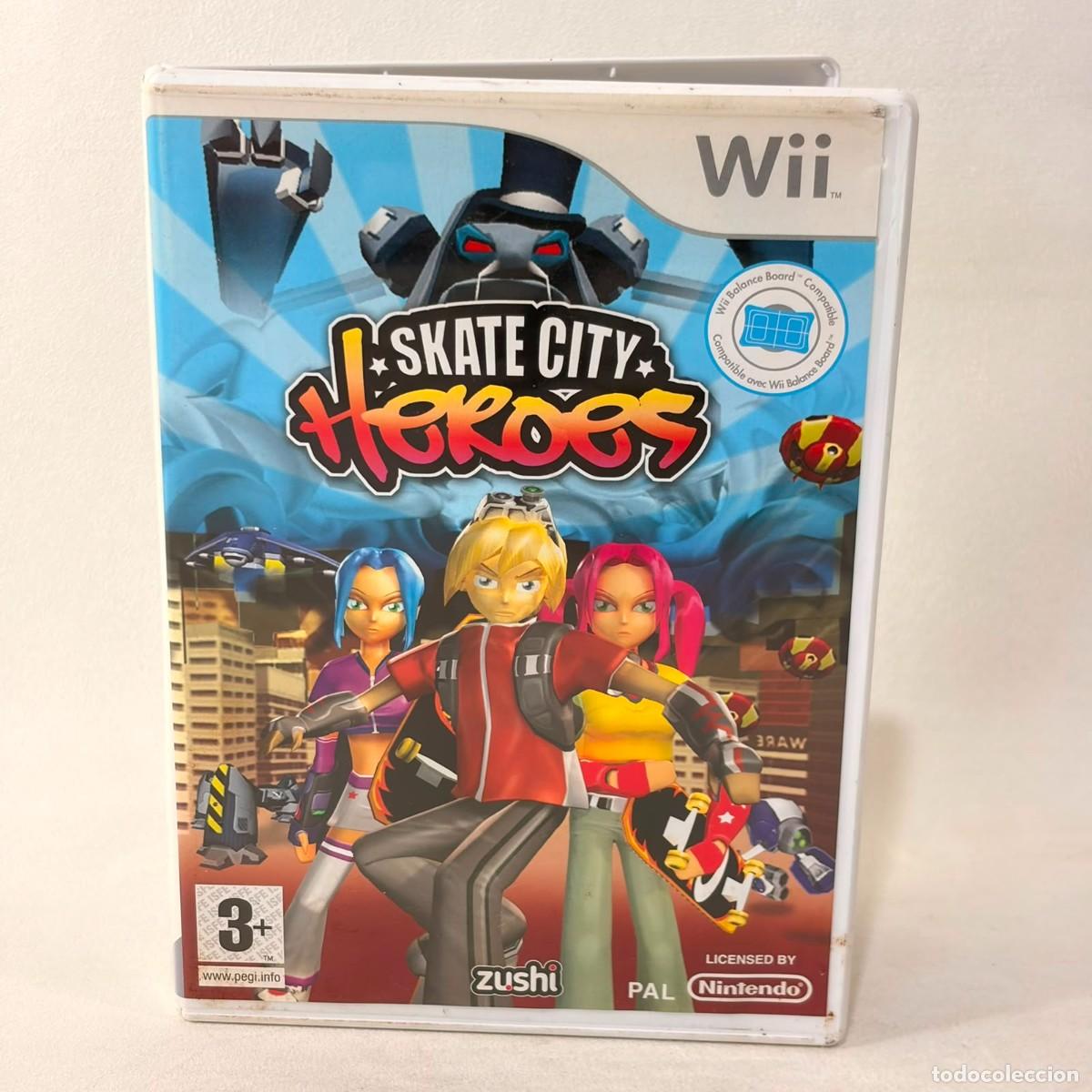 Video Games and Consoles: VIDEOJUEGO NINTENDO WII - SKATE CITY - HEROES + CAJA + INSTRUCCIONES