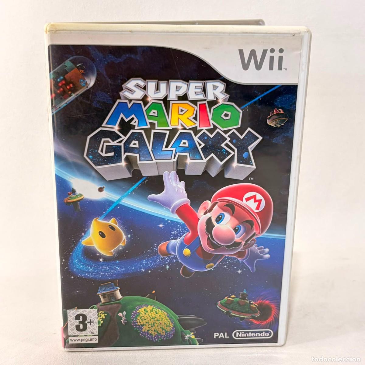 Video Games and Consoles: VIDEOJUEGO NINTENDO WII - SUPER MARIO GALAXY + CAJA + INSTRUCCIONES