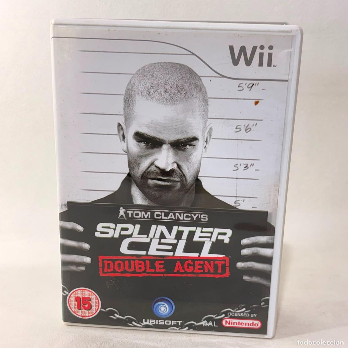 Video Games and Consoles: VIDEOJUEGO NINTENDO WII - SPLINTER CELL - DOUBLE AGENT + CAJA