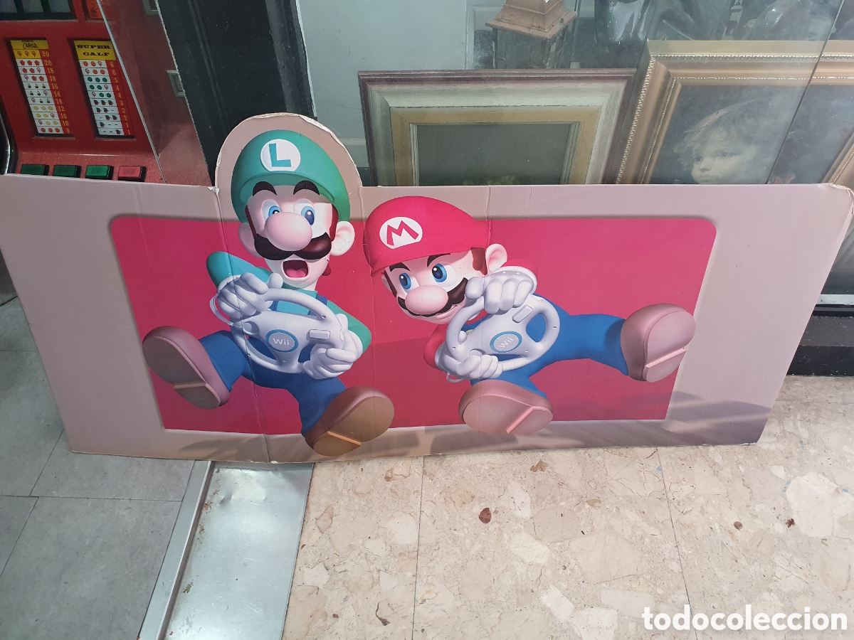 Videospiele und Konsolen: Cartel Mario Kart Wii. Gran tama&ntilde;o. (L131)