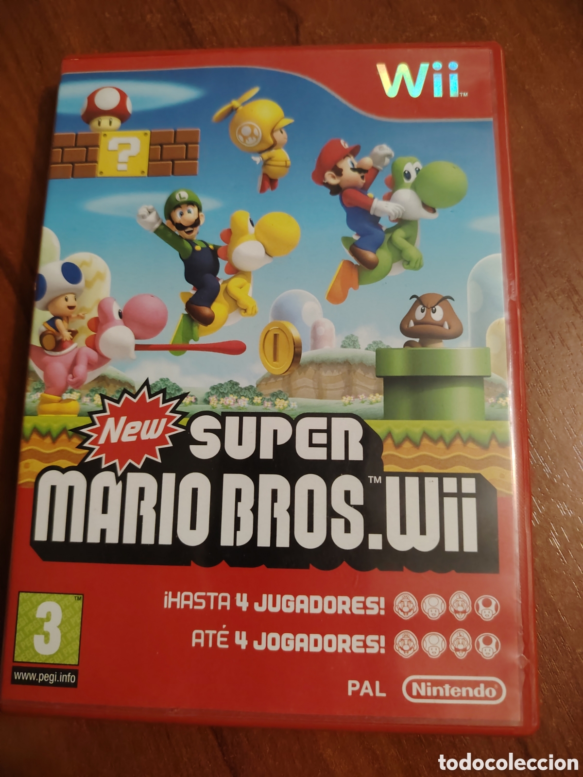 Videojuegos y consolas: Videojuego super Mario Bros para Wii