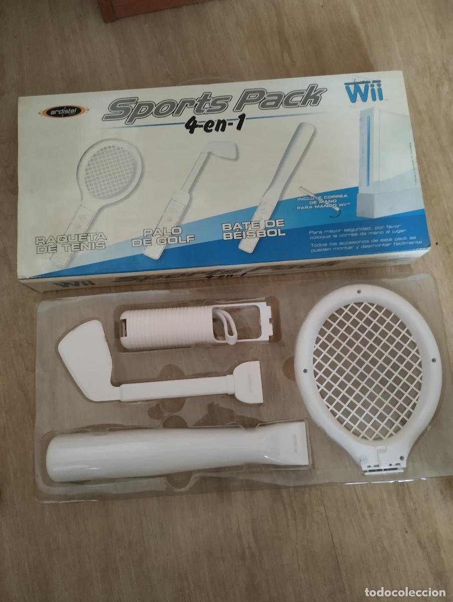 Videojuegos y consolas: sports pack wii 4 en 1 con su caja (sin usar)
