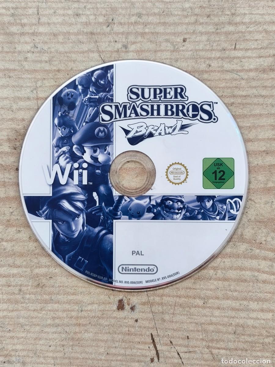 Videojuegos y consolas: Juego Nintendo Wii - Super Smash Bros Brawl - Solo Juego