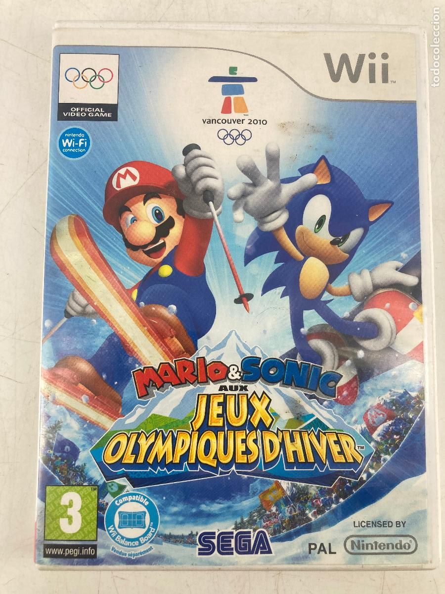 Videojuegos y consolas: JUEGO MARIO & SONIC EN LOS JUEGOS OL&Iacute;MPICOS DE INVIERNO NINTENDO WII