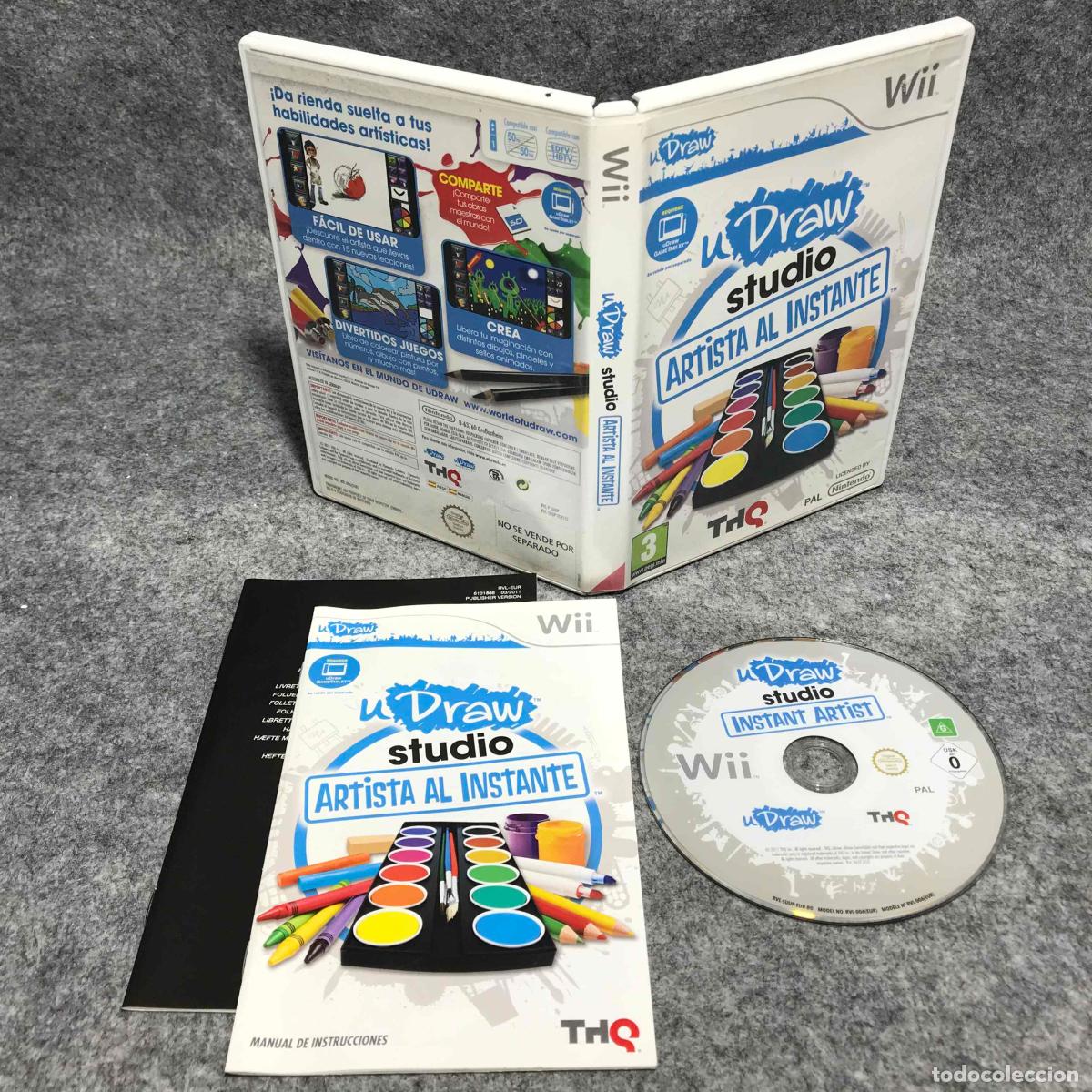 Videojuegos y consolas: UDRAW STUDIO ARTISTA AL INSTANTE NINTENDO WII
