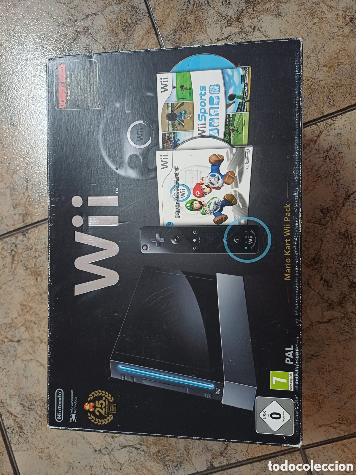 Videojuegos y consolas: CAJA NINTENDO WII EDICI&Oacute;N ESPECIAL MARIO KART CON MANUALES, CAJA INTERIOR + CAJA VOLANTE