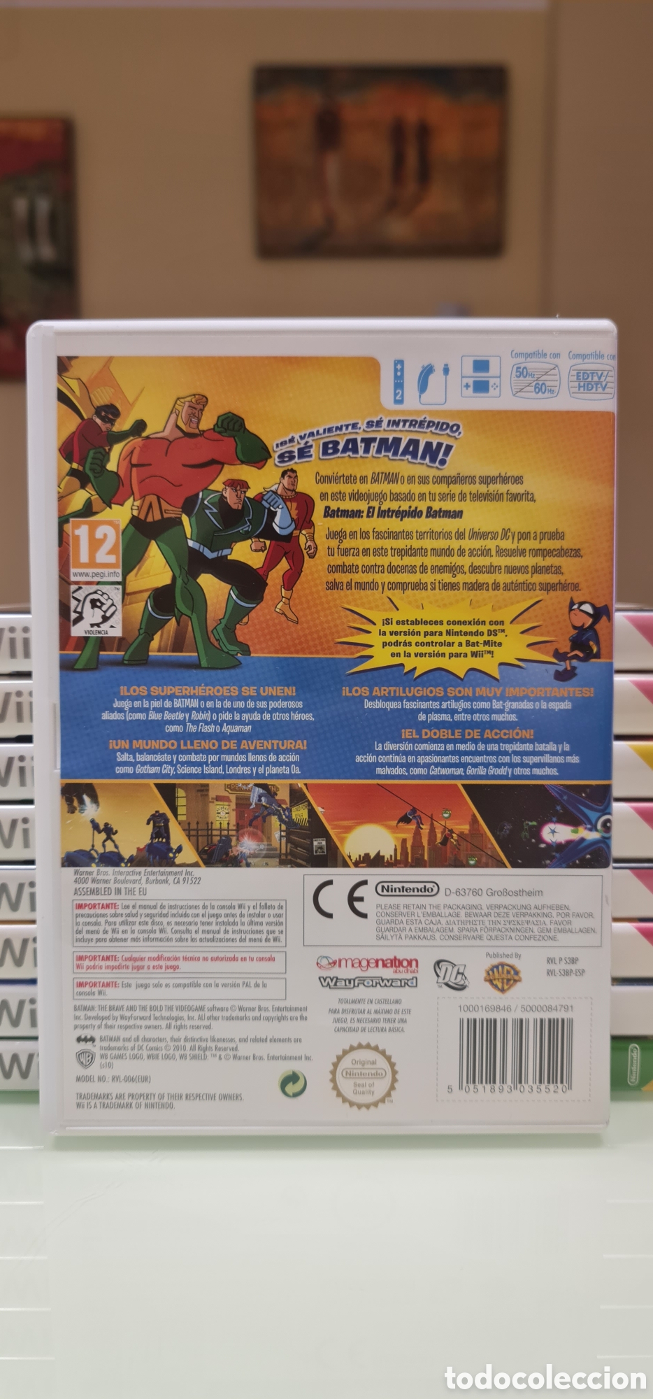 Videojuegos y consolas: Batman El Intr&eacute;pido Wii PAL Espa&ntilde;a - Foto 3