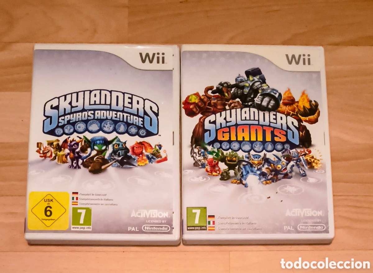 Videojuegos y consolas: Skylanders Spyro's Adventure y Giants Wii